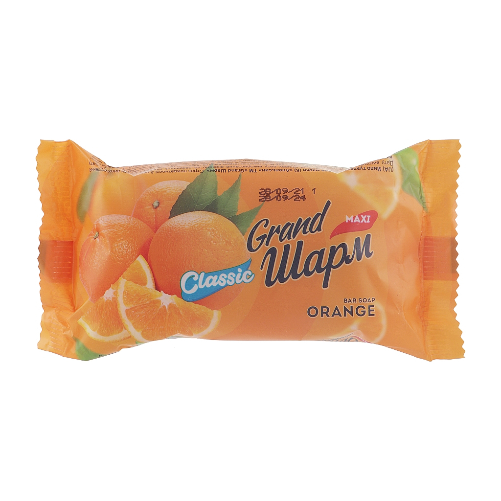 Тверде мило Grand Шарм Апельсин 125 мл (4820195507193) - зображення 1