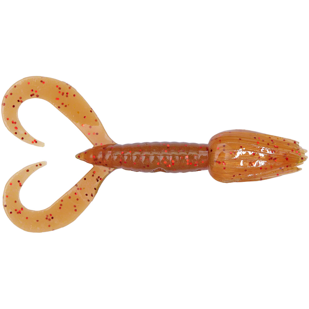 Силікон рибальський Keitech Little Spider 2" (8 шт/уп) кpal07 motoroil red flake (1551.11.76) - зображення 1