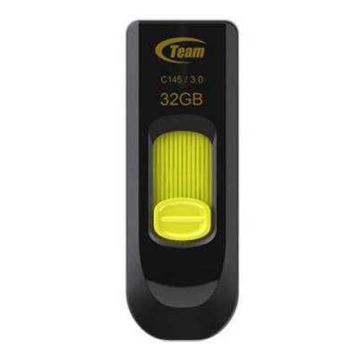USB флеш накопичувач Team 32GB C145 Yellow USB 3.0 (TC145332GY01) - зображення 1