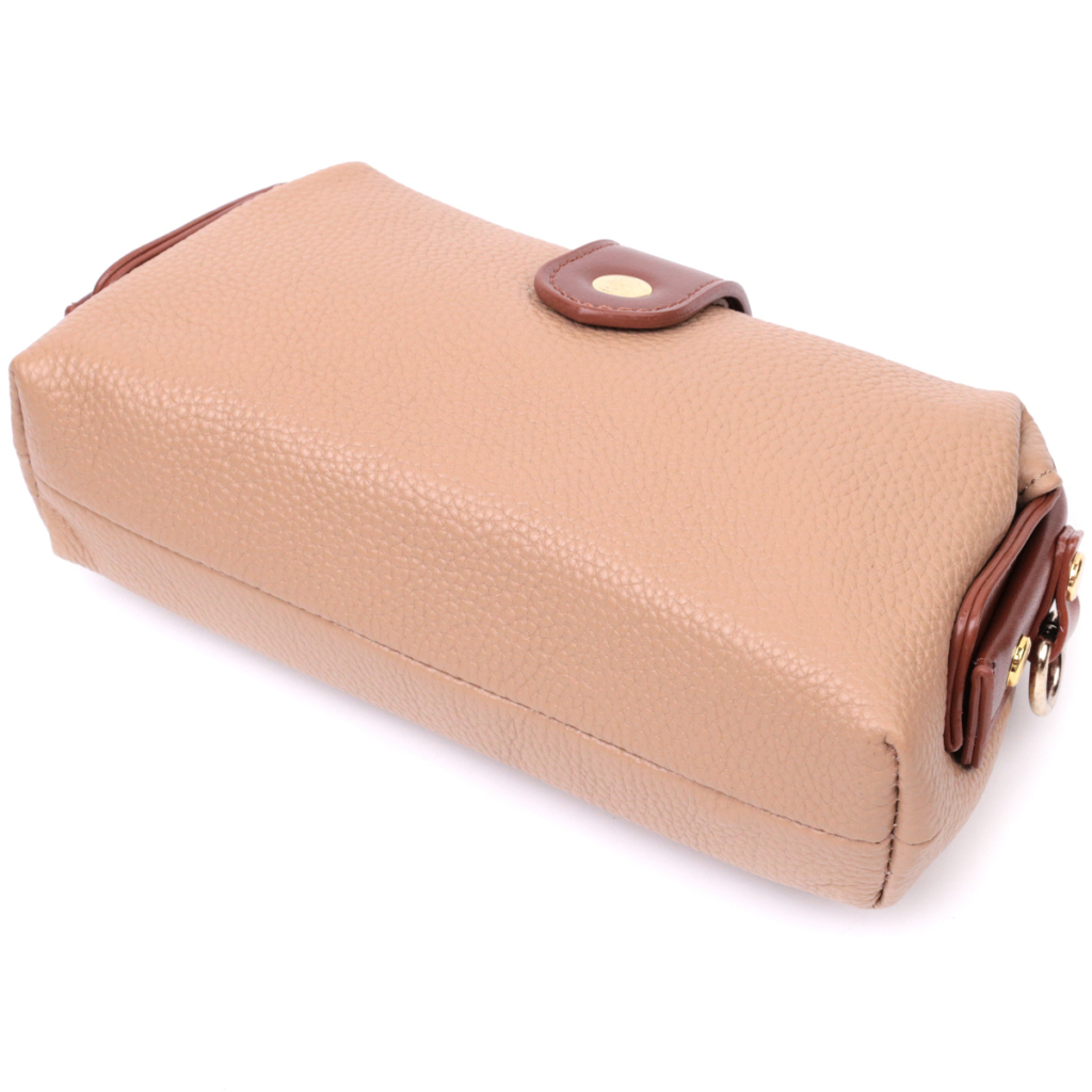 Сумка Vintage З натуральної шкіри Бежева (22423) - зображення 3
