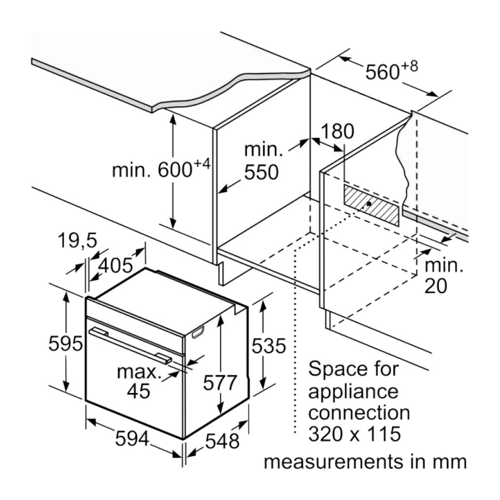 Духова шафа Bosch HBG7361B1 - зображення 6