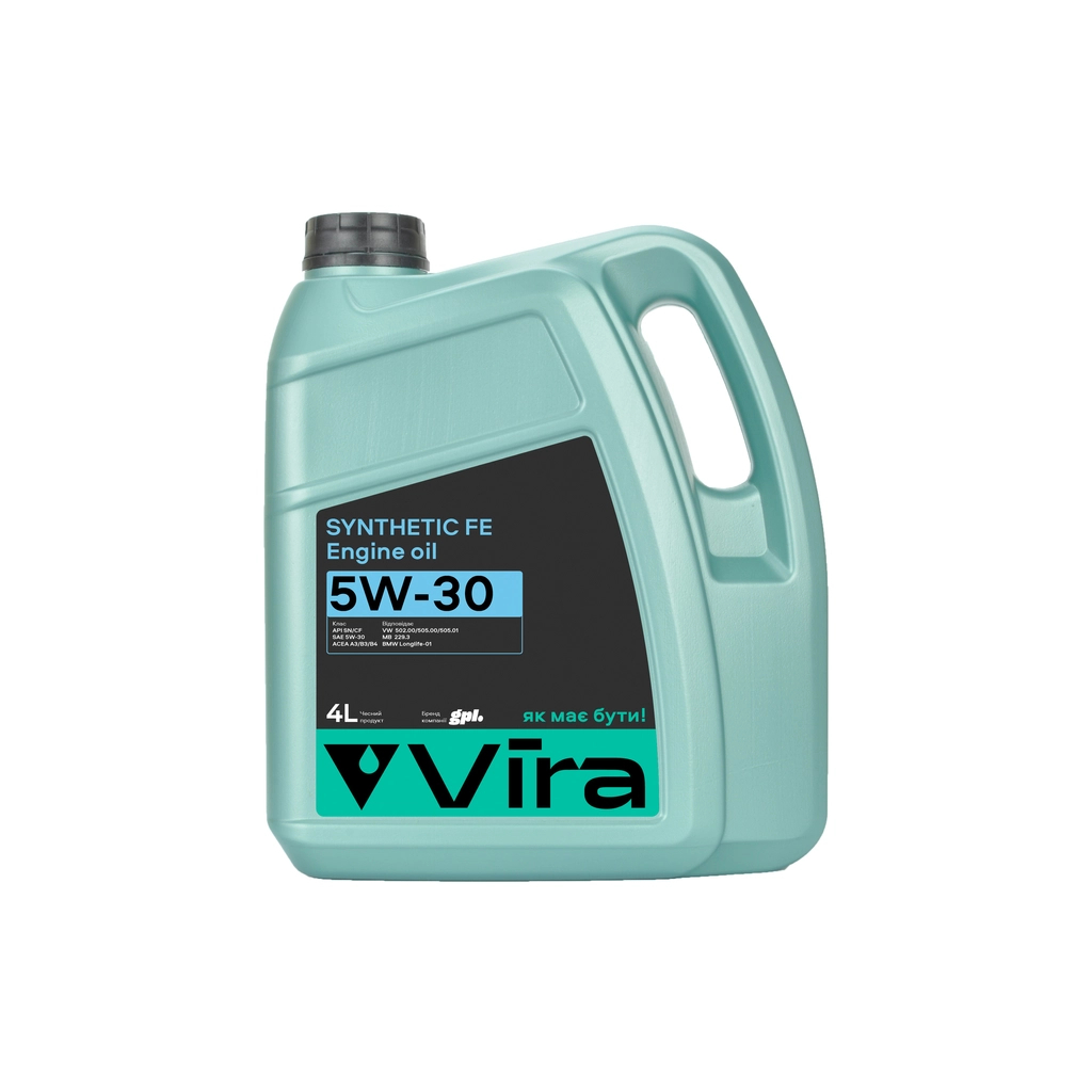 Моторна олива VIRA Synthetic FE 5W-30 4 л (VI0267) - зображення 1