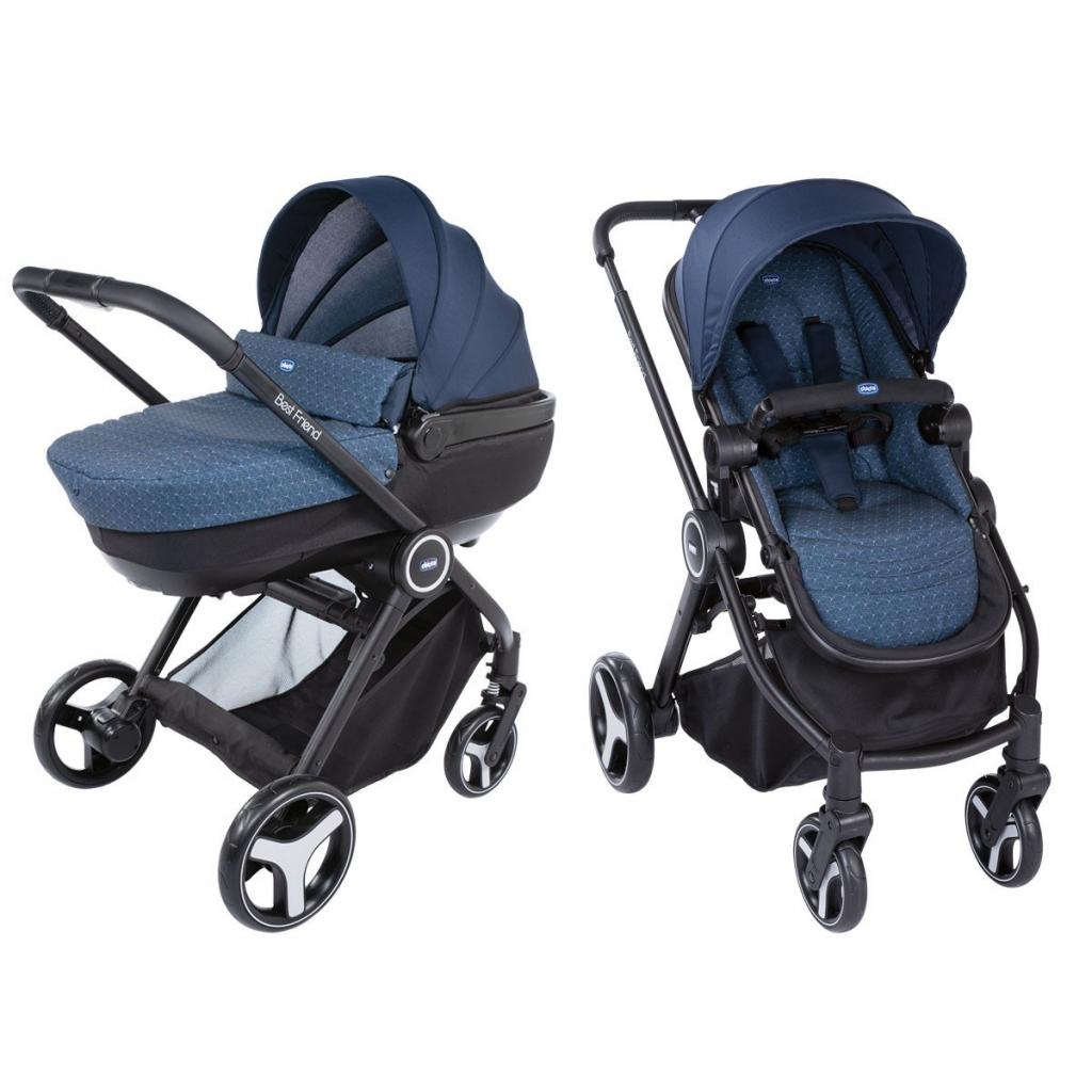 Коляска Chicco Duo Best Friend Синя (79849.79) - зображення 1