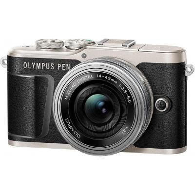Цифровий фотоапарат Olympus E-PL9 14-42 mm Pancake Zoom Kit black/silver (V205092BE000) - зображення 2