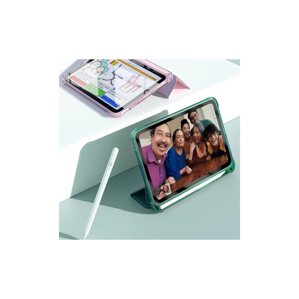 Чохол до планшета BeCover TPU Edge mount Pencil Apple iPad Air 5 (2022) 10.9" Dark Green (708769) - зображення 3