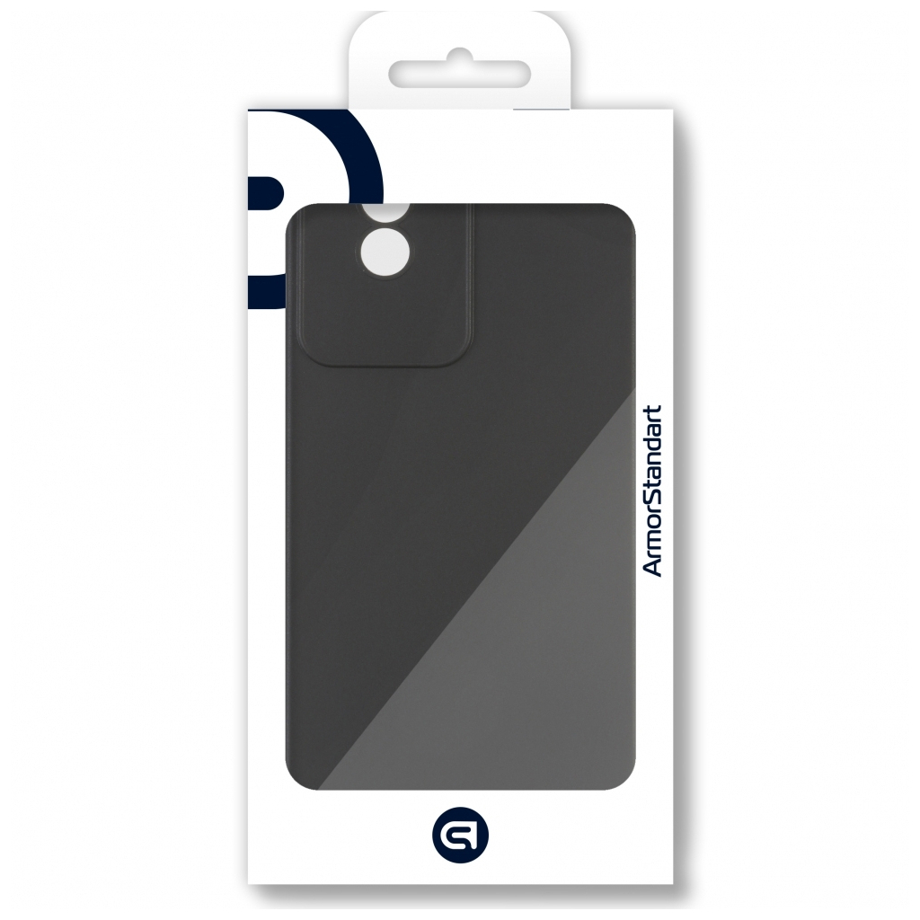 Чохол до мобільного телефона Armorstandart Matte Slim Fit Vivo Y02 Camera cover Black (ARM67060) - зображення 2