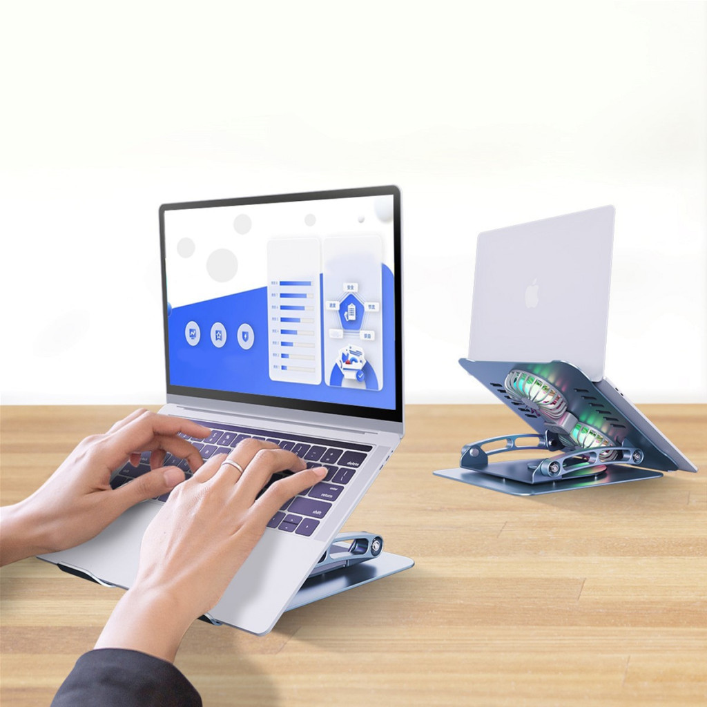 Підставка до ноутбука DYXON FIX COOLING 3 Silver (DXNLSFC3S) - зображення 2