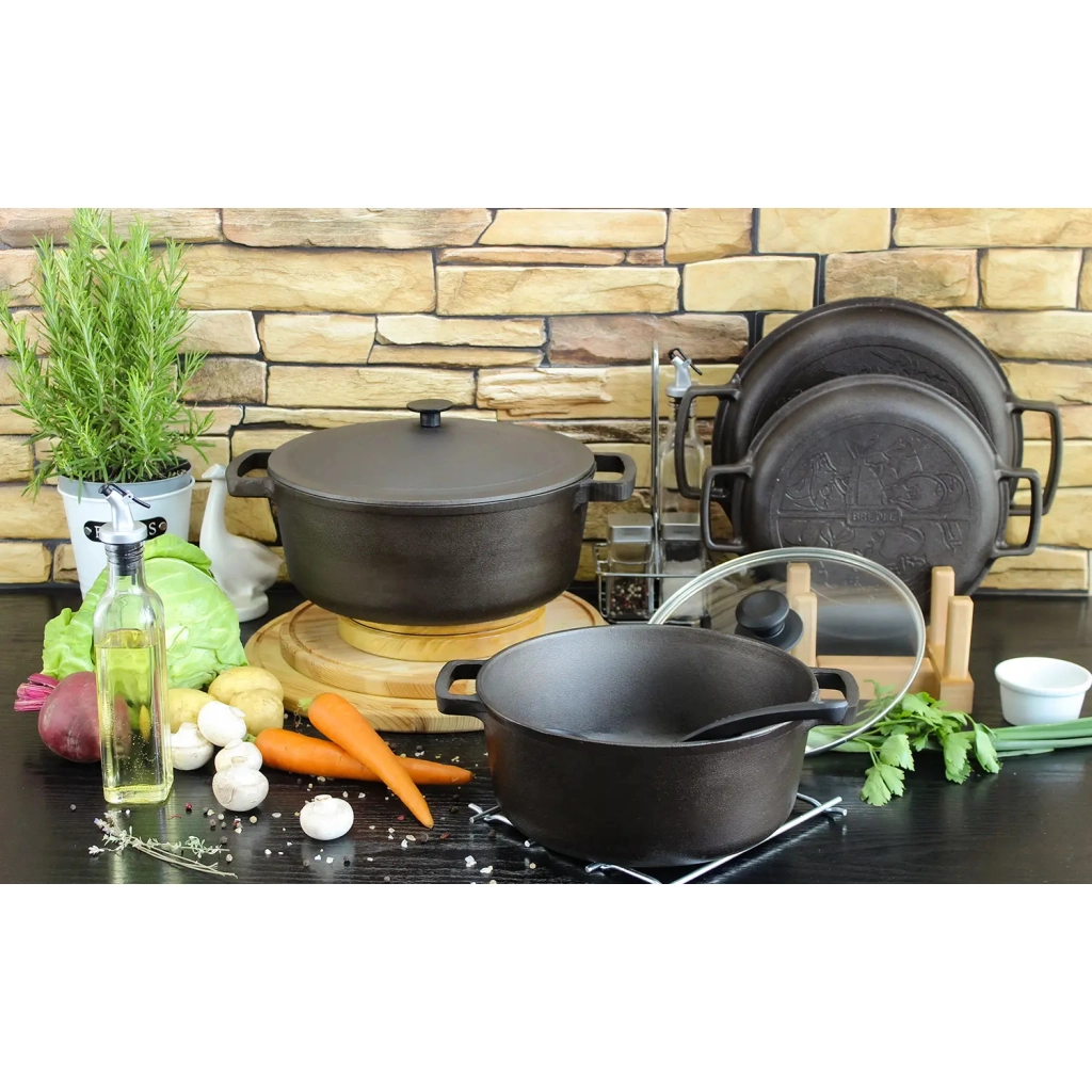 Каструля Brizoll чавунна без кришки 4 л (P-4L) - зображення 9