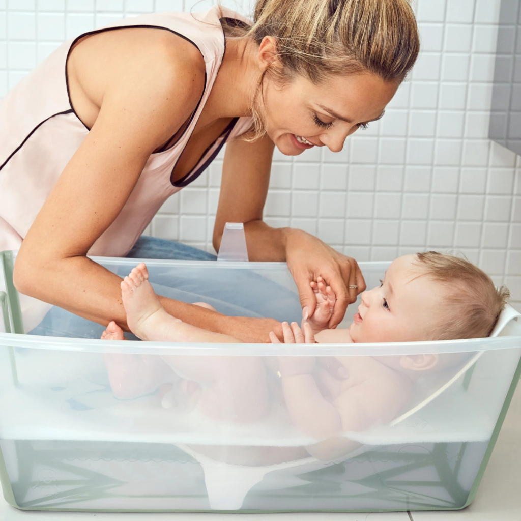 Ванночка Stokke Flexi Bath та підставка, бежева (531512) - зображення 6