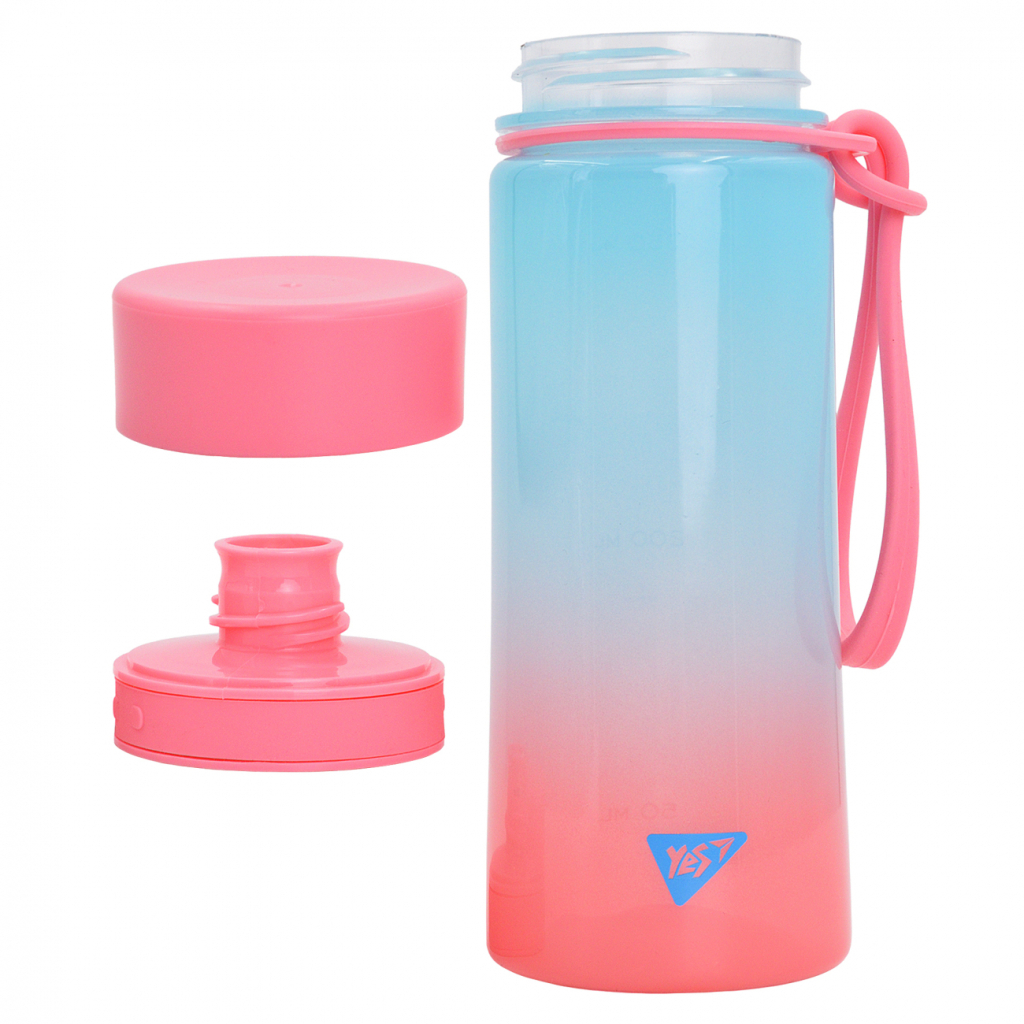 Поїльник-непроливайка Yes Fusion 400 мл, рожево-блакитна (708316) - зображення 3