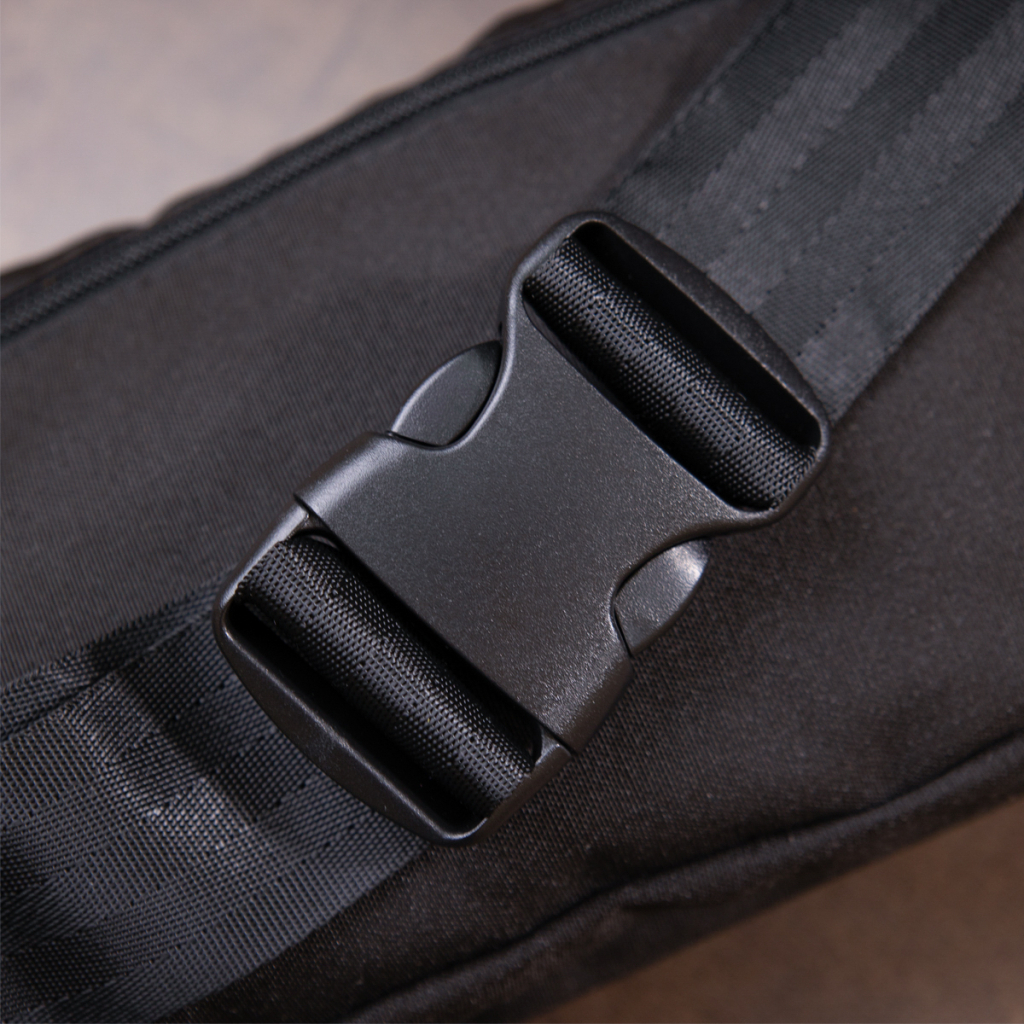 Сумка Vintage Бананка нейлон Чорна (20635) - зображення 10