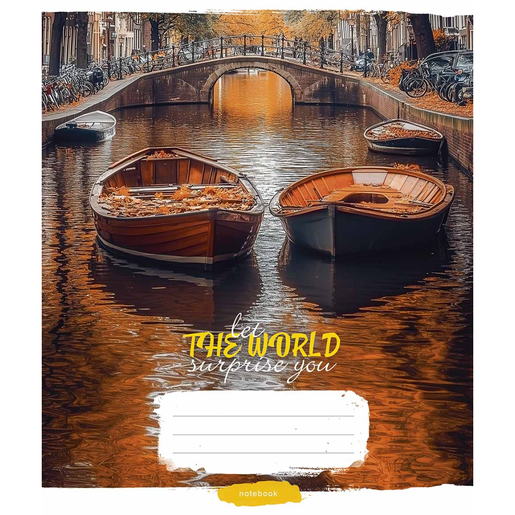 Зошит Школярик Let the world surprise you 60 аркушів клітинка (060-3548K) - зображення 5