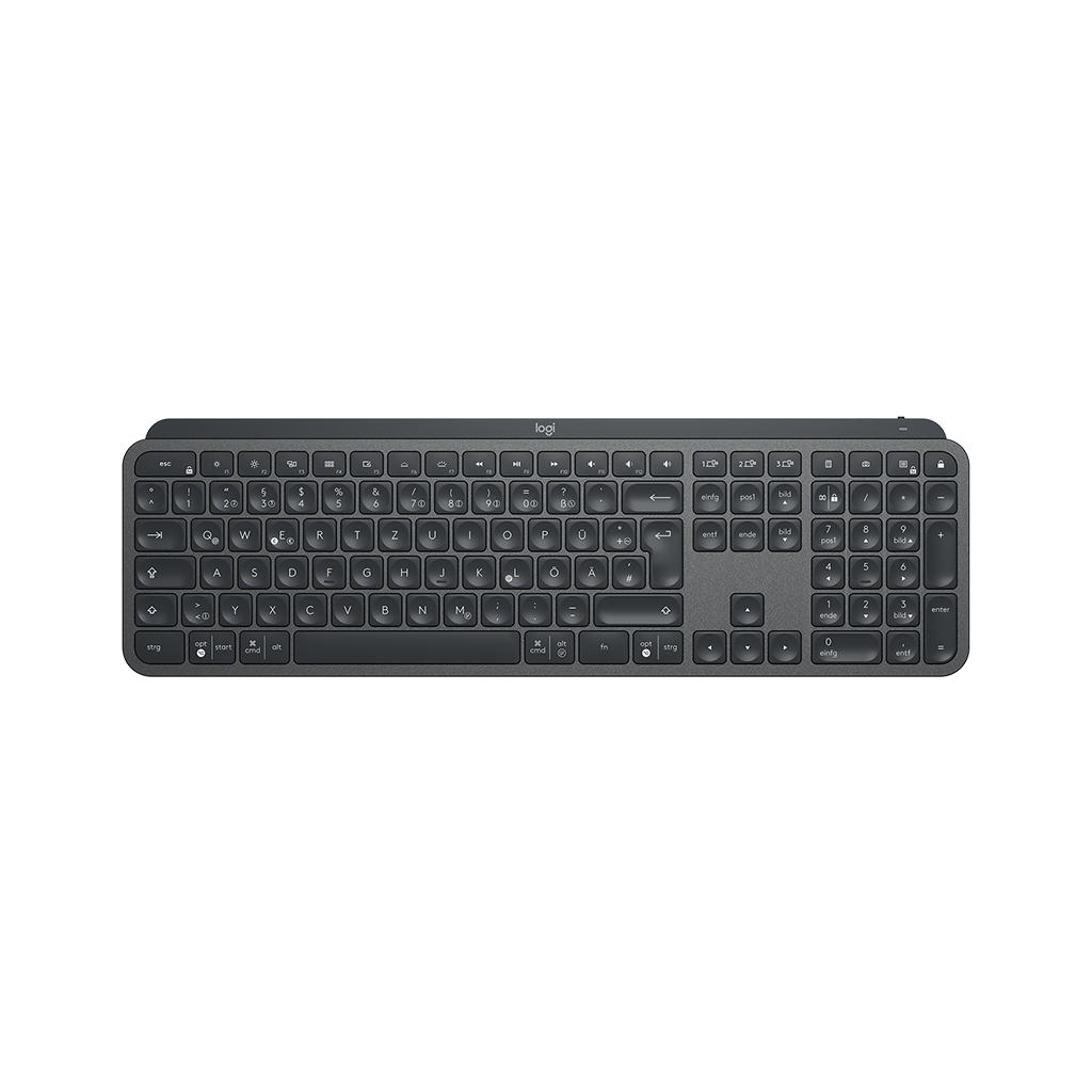 Клавіатура Logitech MX Keys Advanced Wireless Illuminated Graphite (920-009417) - зображення 1