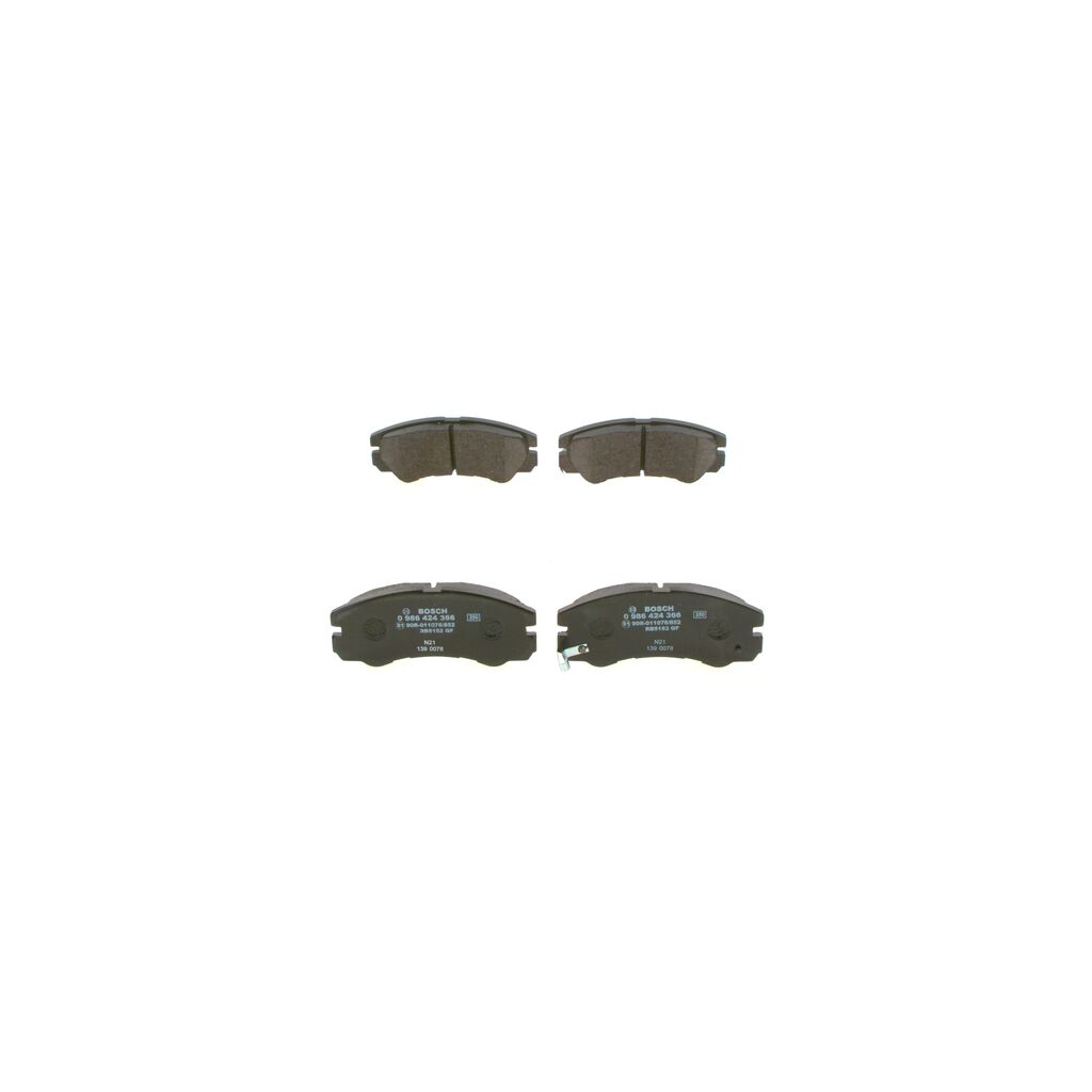 Гальмівні колодки Bosch 0 986 424 366 - зображення 2