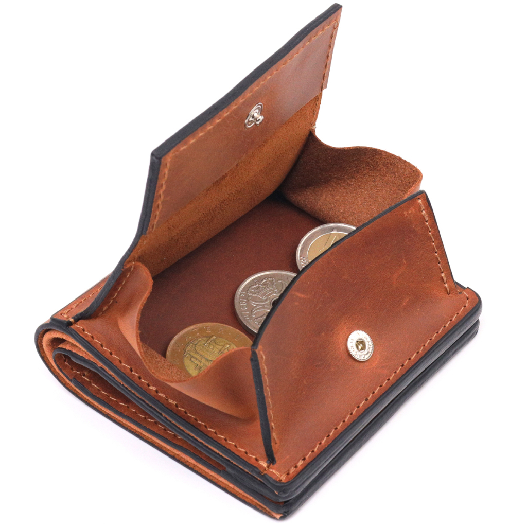 Гаманець Grande Pelle Шкіряний Світло-коричневий (16743) - зображення 5