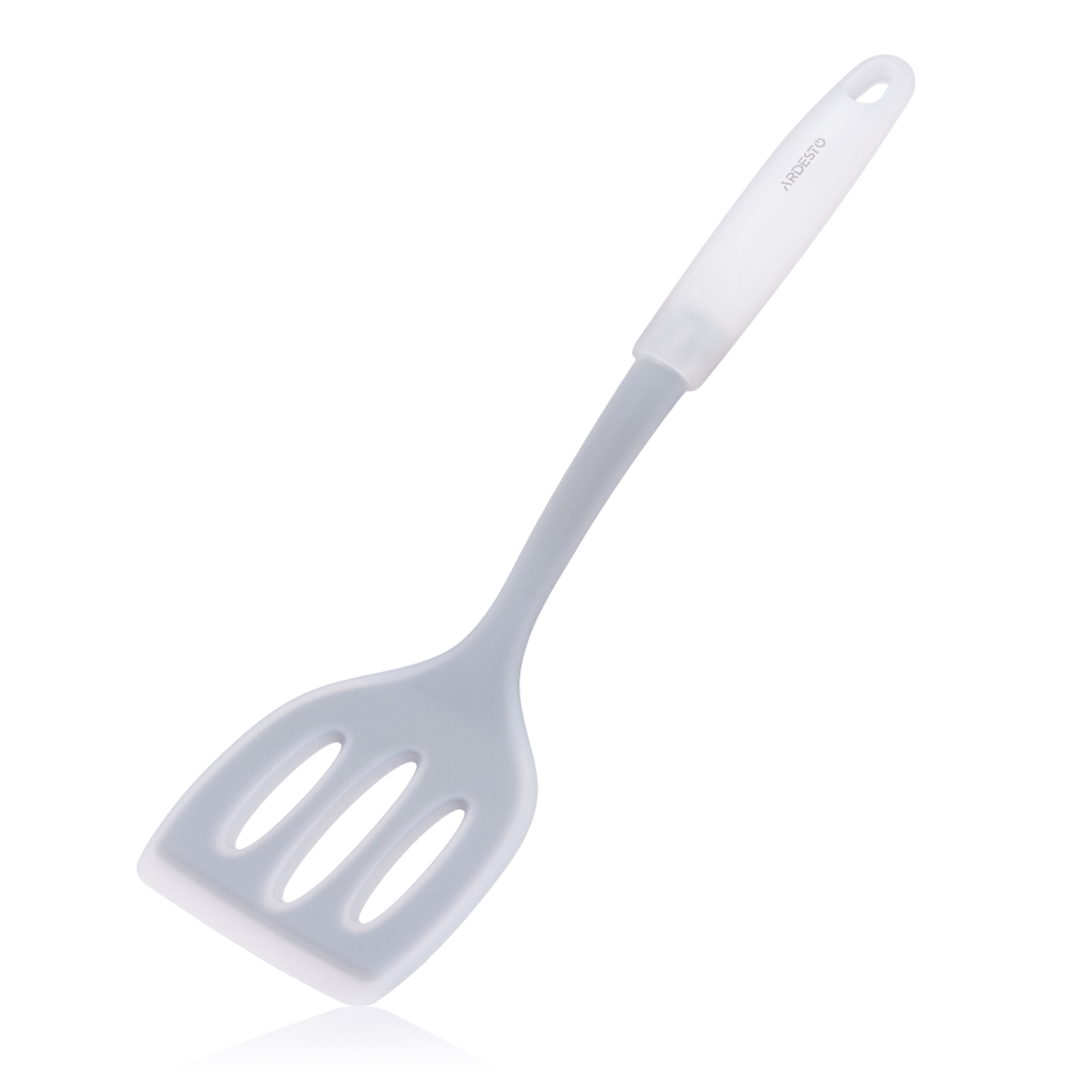 Лопатка кухонна Ardesto Fresh, 33см, силікон, пластик, сірий (AR1652G) - зображення 1
