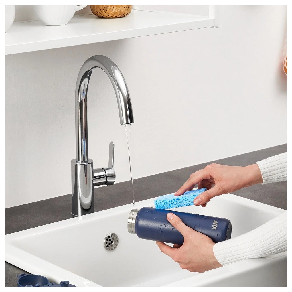 Пляшка для води ION8 OneTouch Vacuum Insulated 500 мл Navy (I8TS500NAVY) - зображення 5