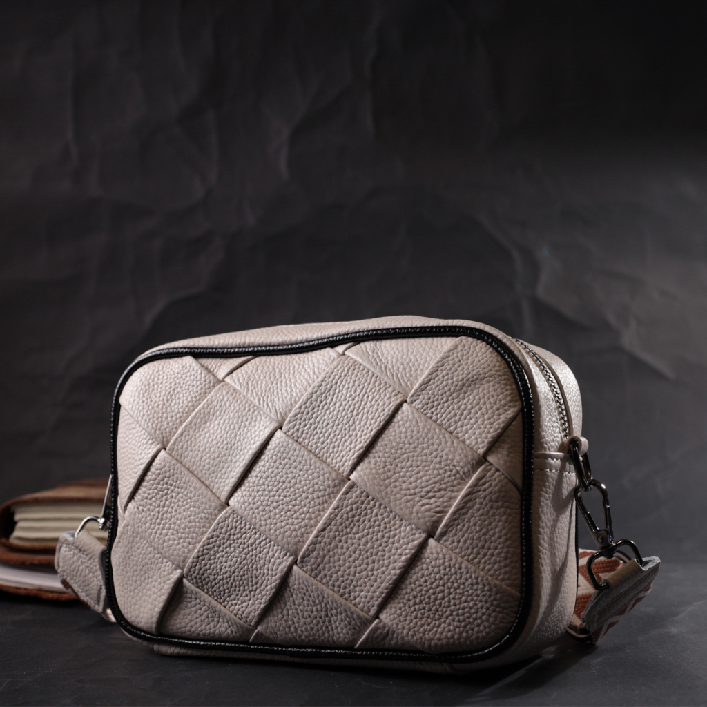 Сумка Vintage З натуральної шкіри Біла (22407) - зображення 9