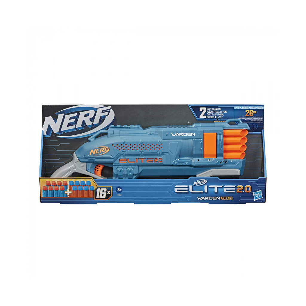 Іграшкова зброя Hasbro Nerf Elite 2.0 Warden DB-8 (6282751) - зображення 4