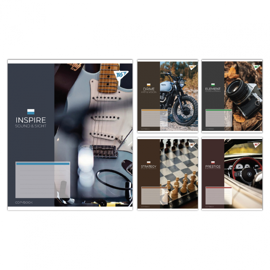 Зошит Yes Inspiration А5 60 аркушів лінія (767933) - зображення 1