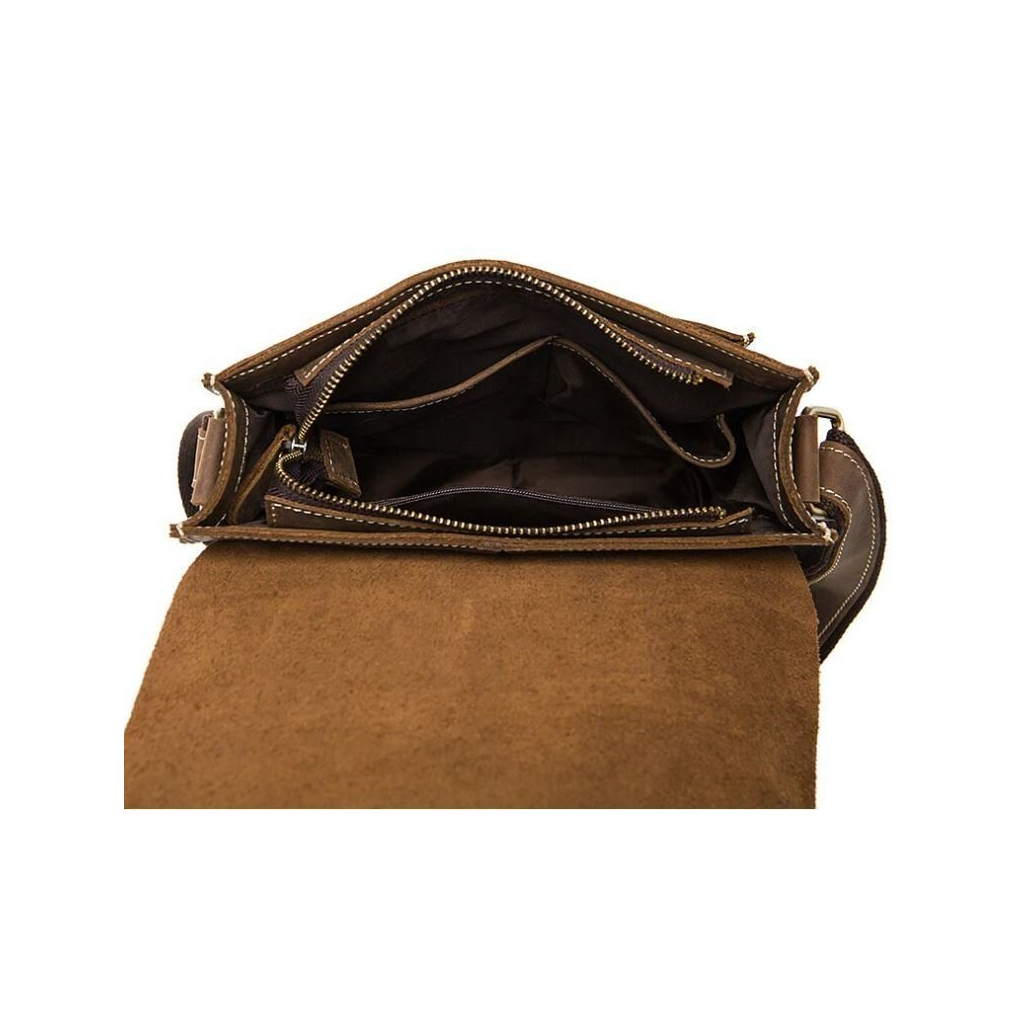 Сумка Vintage Чоловіча Коричнева (14660) - зображення 11