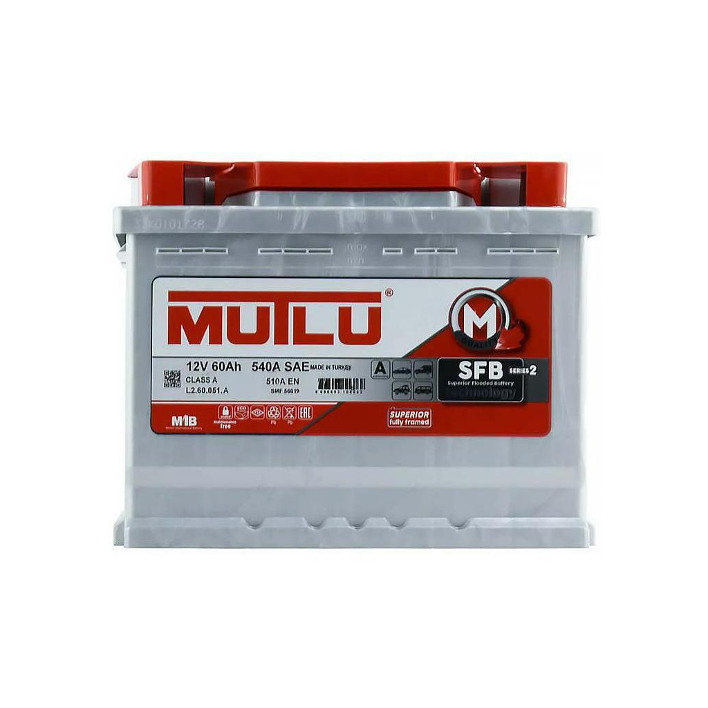 Акумулятор автомобільний MUTLU 6СТ-60 (0) SFB L2.60.051.A - зображення 1