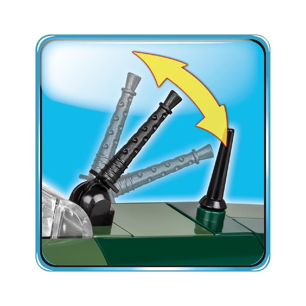 Конструктор Cobi Друга Світова Війна Літак Хейнкель HE-111, 610 деталей (COBI-5534) - зображення 9