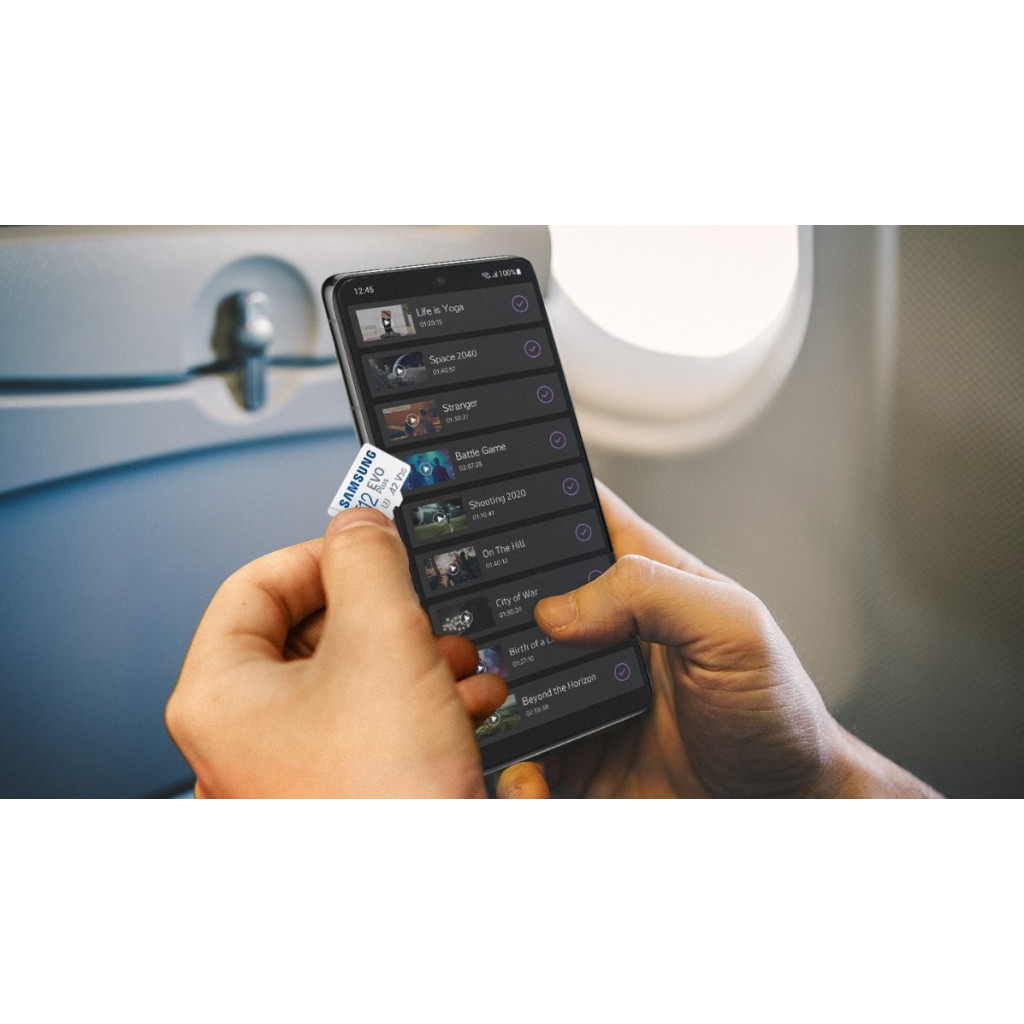 Карта пам'яті Samsung Miсro-SDXC memory card 64GB C10 UHS-I R130MB/s Evo Plus + SD (MB-MC64KA/EU) - зображення 2