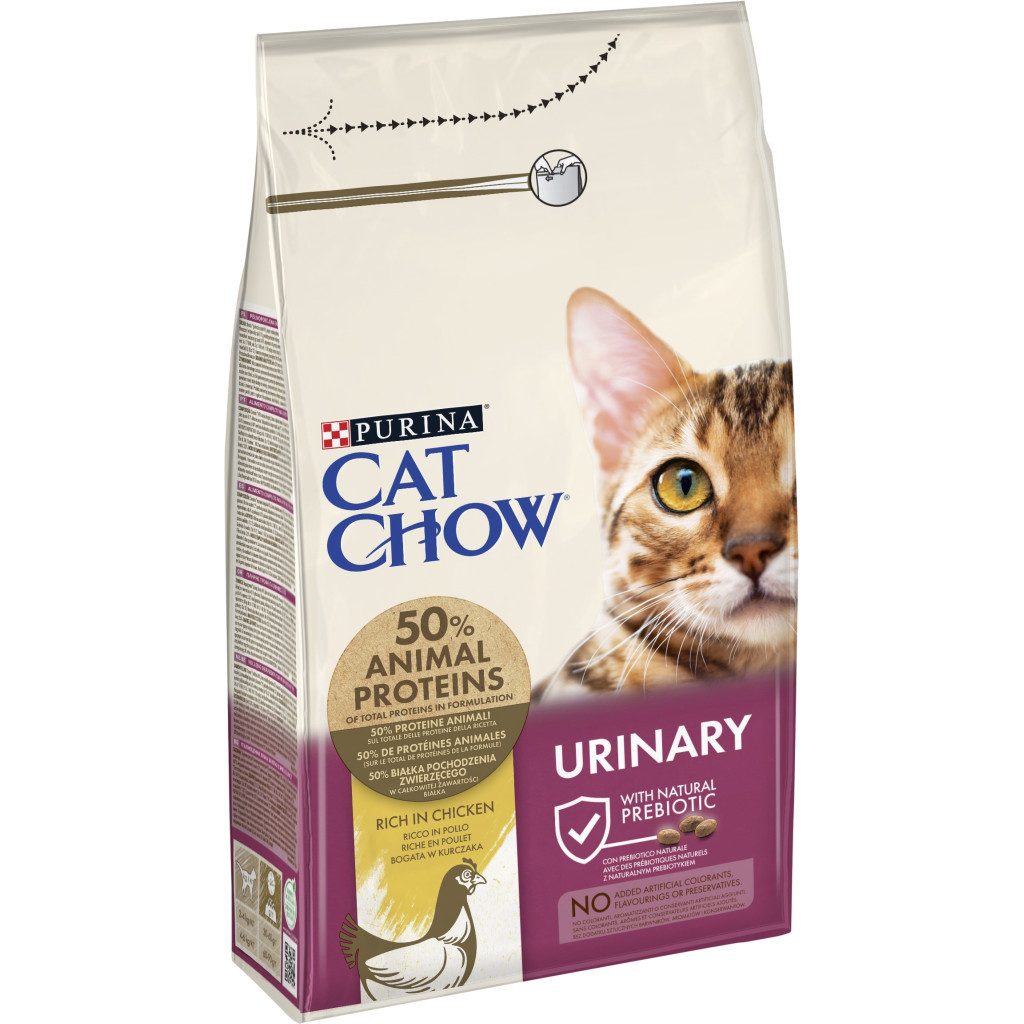 Сухий корм для кішок Purina Cat Chow Urinary Tract Health з куркою 1.5 кг (5997204514387) - зображення 2