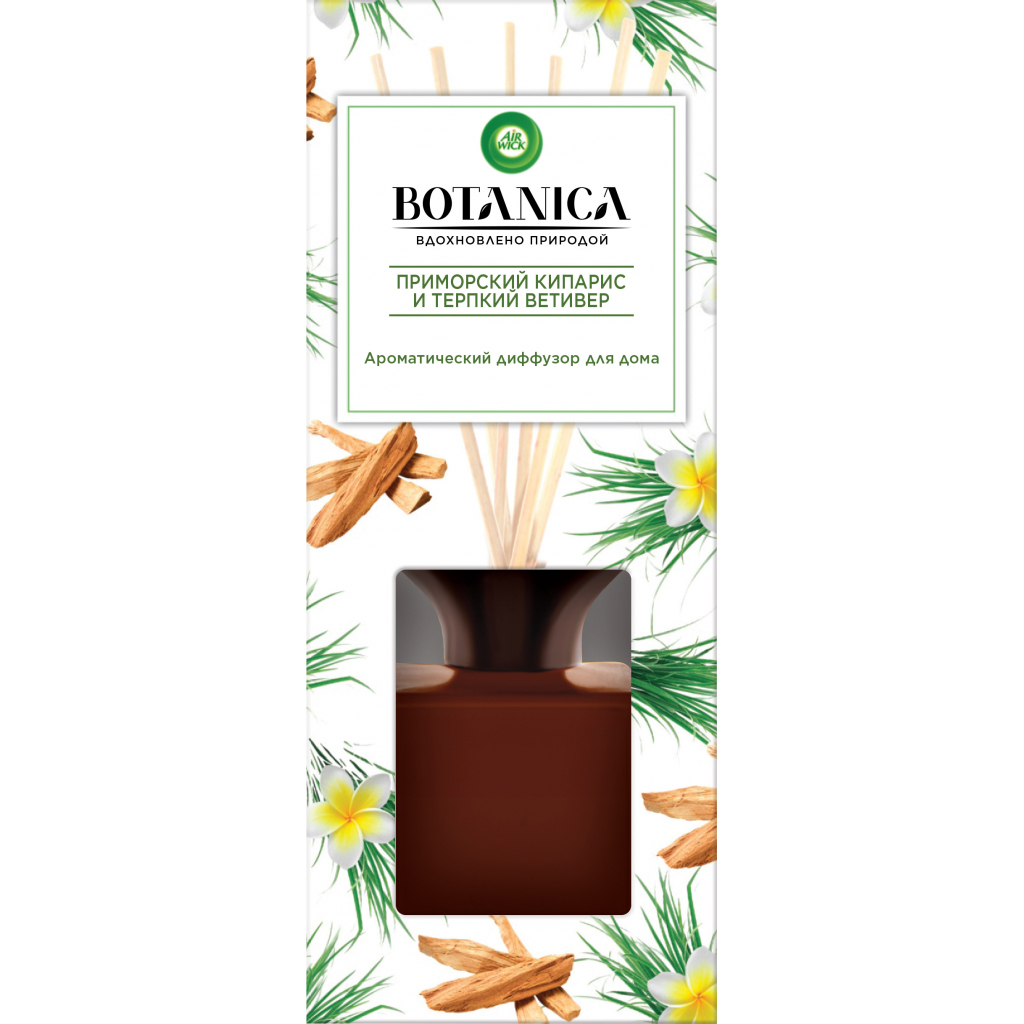 Аромадифузор Air Wick Botanica Приморський кипарис і терпкий ветивер 80 мл (4640018993640) - зображення 2