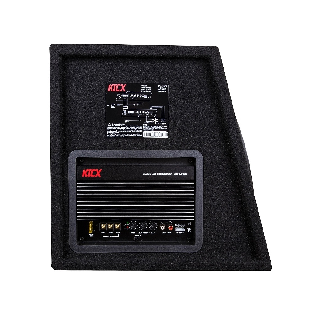 Активний сабвуфер Kicx GT 310BPA - зображення 5