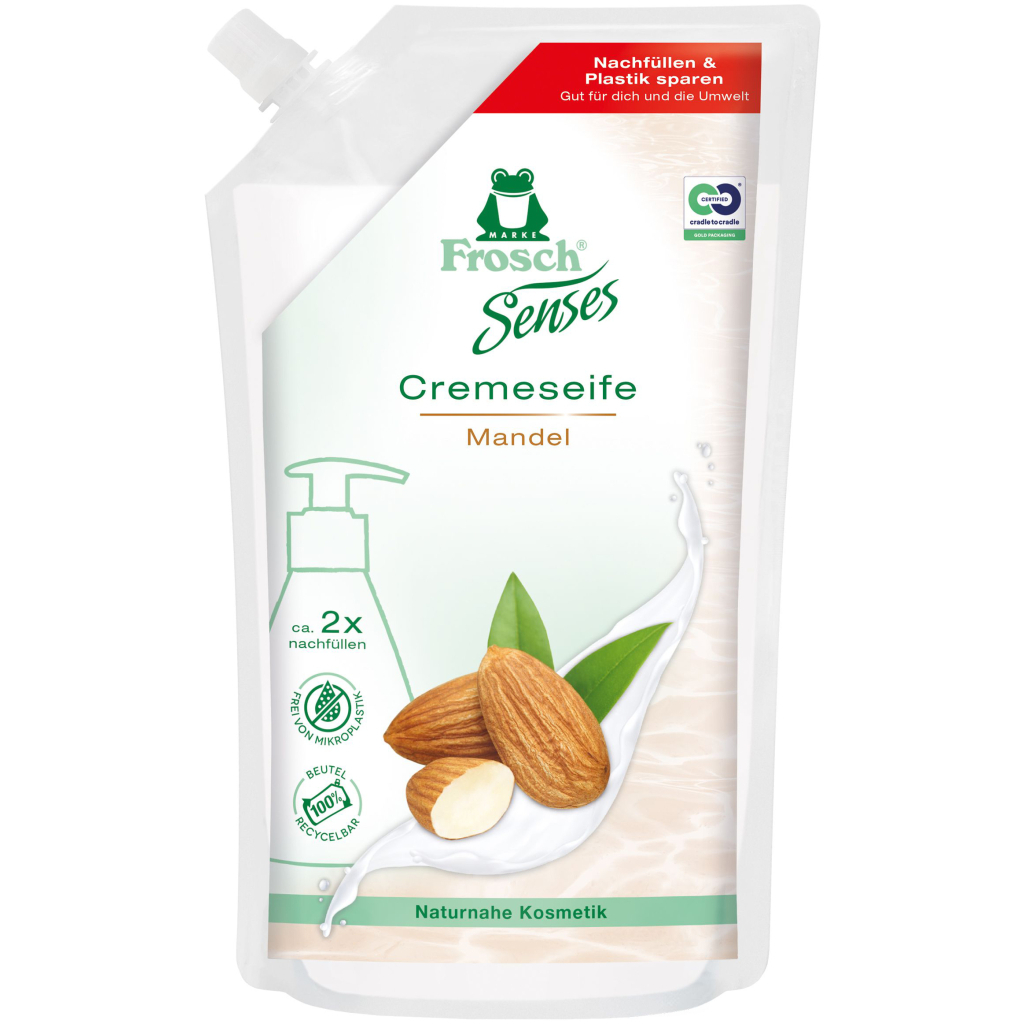 Рідке мило Frosch Мигдальне молочко 500 мл (4001499196973/4001499967436) - зображення 1