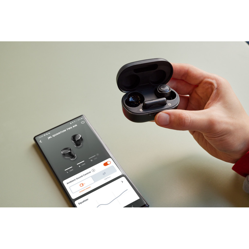 Навушники JBL Quantum TWS Air Black (JBLQTWSAIRBLK) - зображення 10