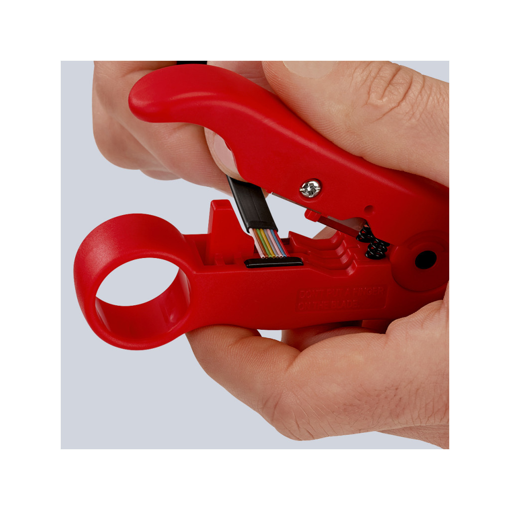 Знімач ізоляції KNIPEX для коаксіального і дата-кабелю (16 60 06 SB) - зображення 4