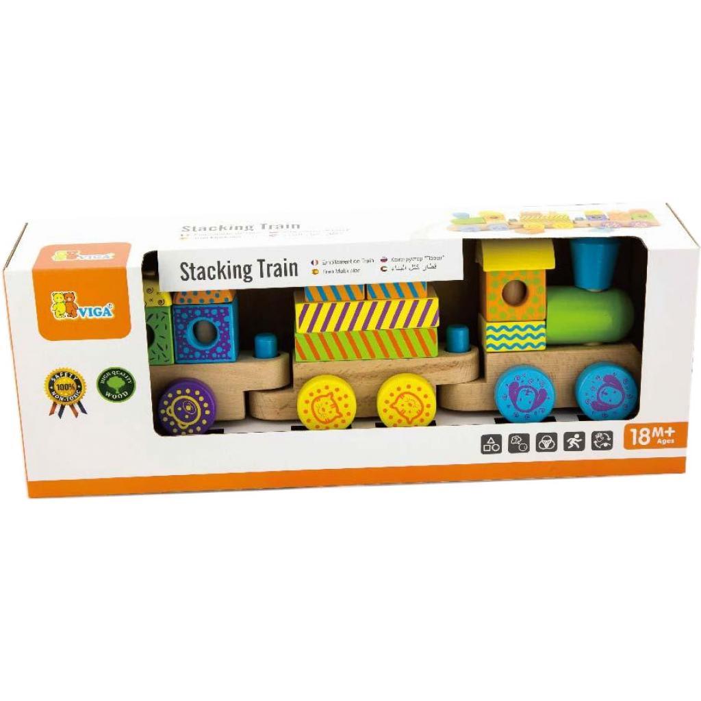 Конструктор Viga Toys Потяг (50572B) - зображення 1