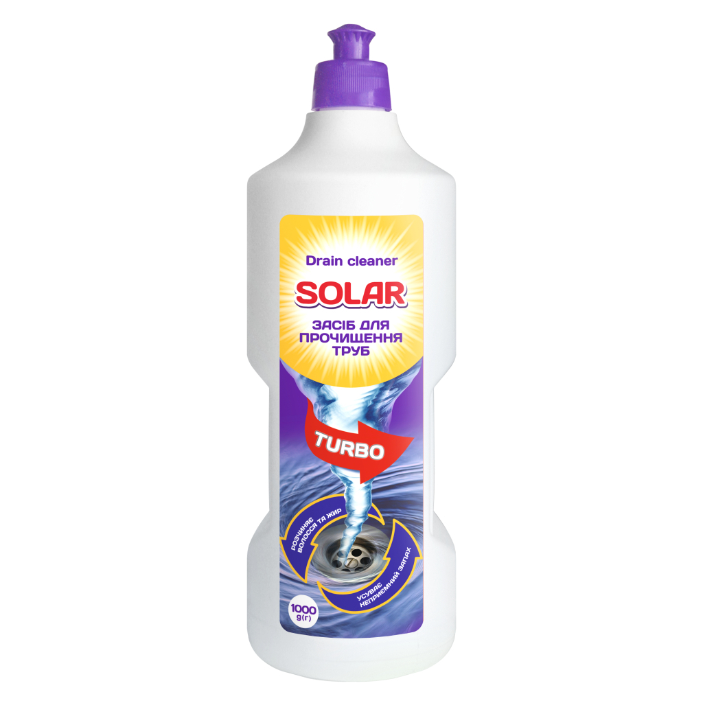 Засіб для прочищення труб Solar Household 1000 г (4820269930100) - изображение 1