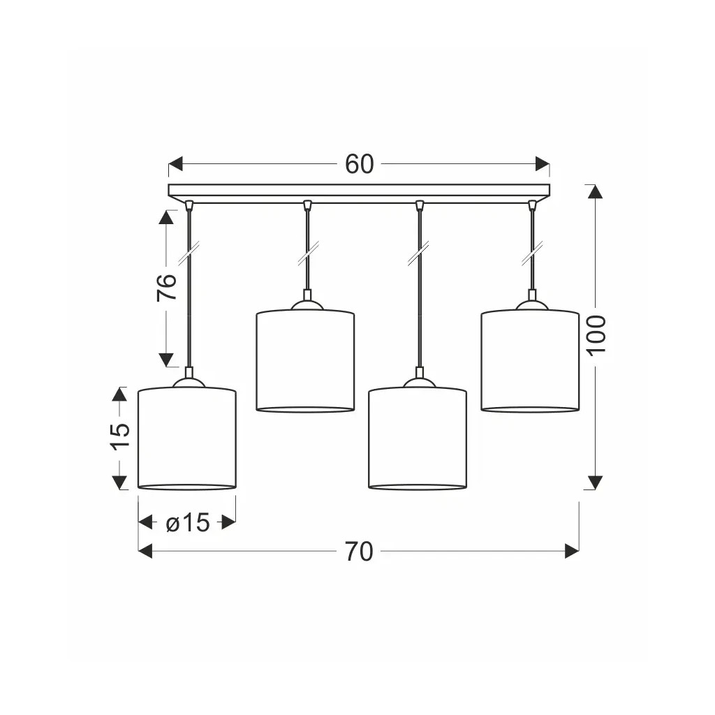 Люстра Candellux LEGNO (34-18366) - изображение 2