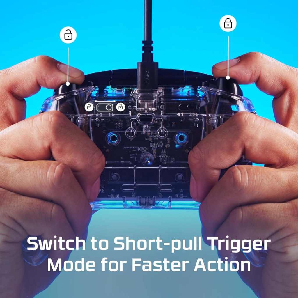 Геймпад HyperX Clutch Gladiate RGB for PC/Xbox Clear (7D6H2AA) - зображення 7