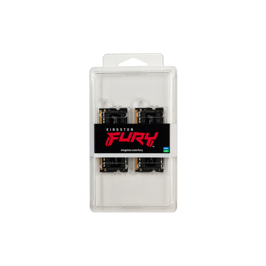 Модуль пам'яті для ноутбука SoDIMM DDR4 16GB (2x8GB) 2666 MHz Fury Impact Kingston Fury (ex.HyperX) (KF426S15IBK2/16) - зображення 3