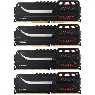 Модуль пам'яті для комп'ютера DDR4 32GB (4x8GB) 2800 MHz BLADE Series Apacer (EK.32GAW.KFBK4) - зображення 1