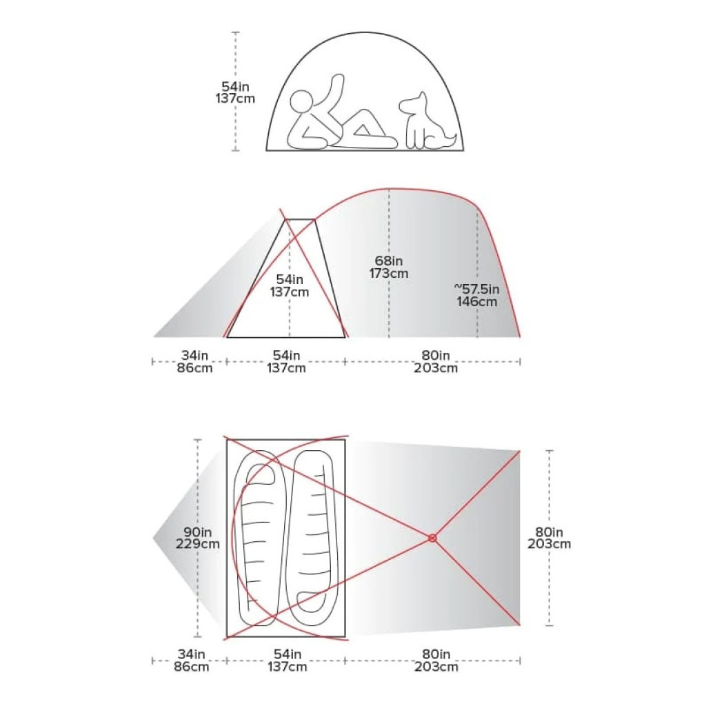 Намет Big Agnes Wyoming Trail 2 olive (021.0168) - зображення 9