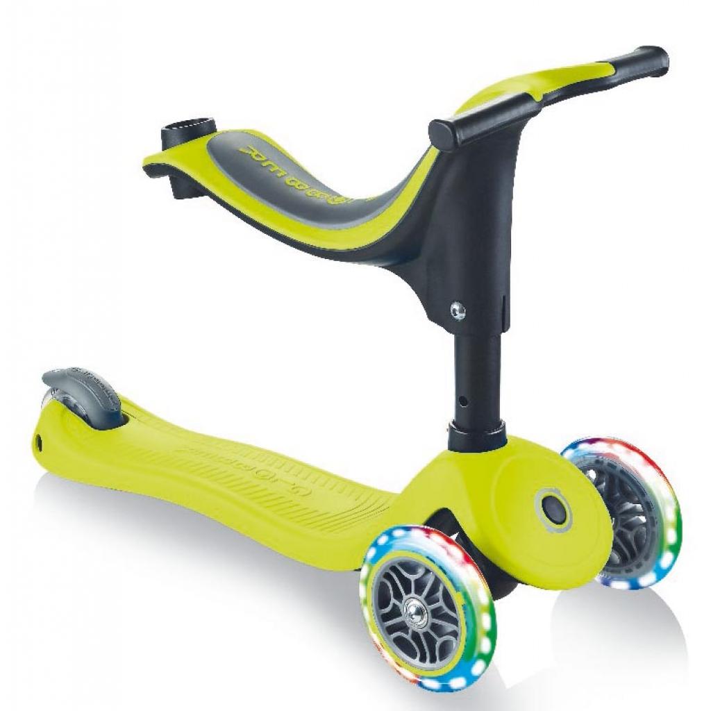 Самокат Globber Go up sporty plus lights 5 в 1 зелений з підсвічуванням (642-106) - зображення 2