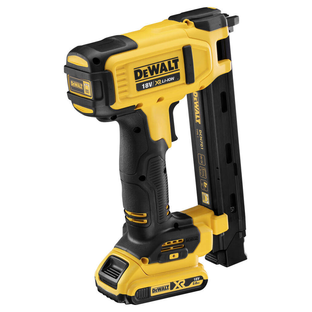 Степлер будівельний DeWALT 18В XR, довжина/ширина скоби 25/19.7 мм, 2xAh, кейс TSTAK (DCN701D2) - изображение 5