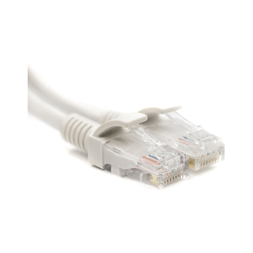 Патч-корд 35м, UTP, cat.5e, CU, white PowerPlant (CA912650) - зображення 1