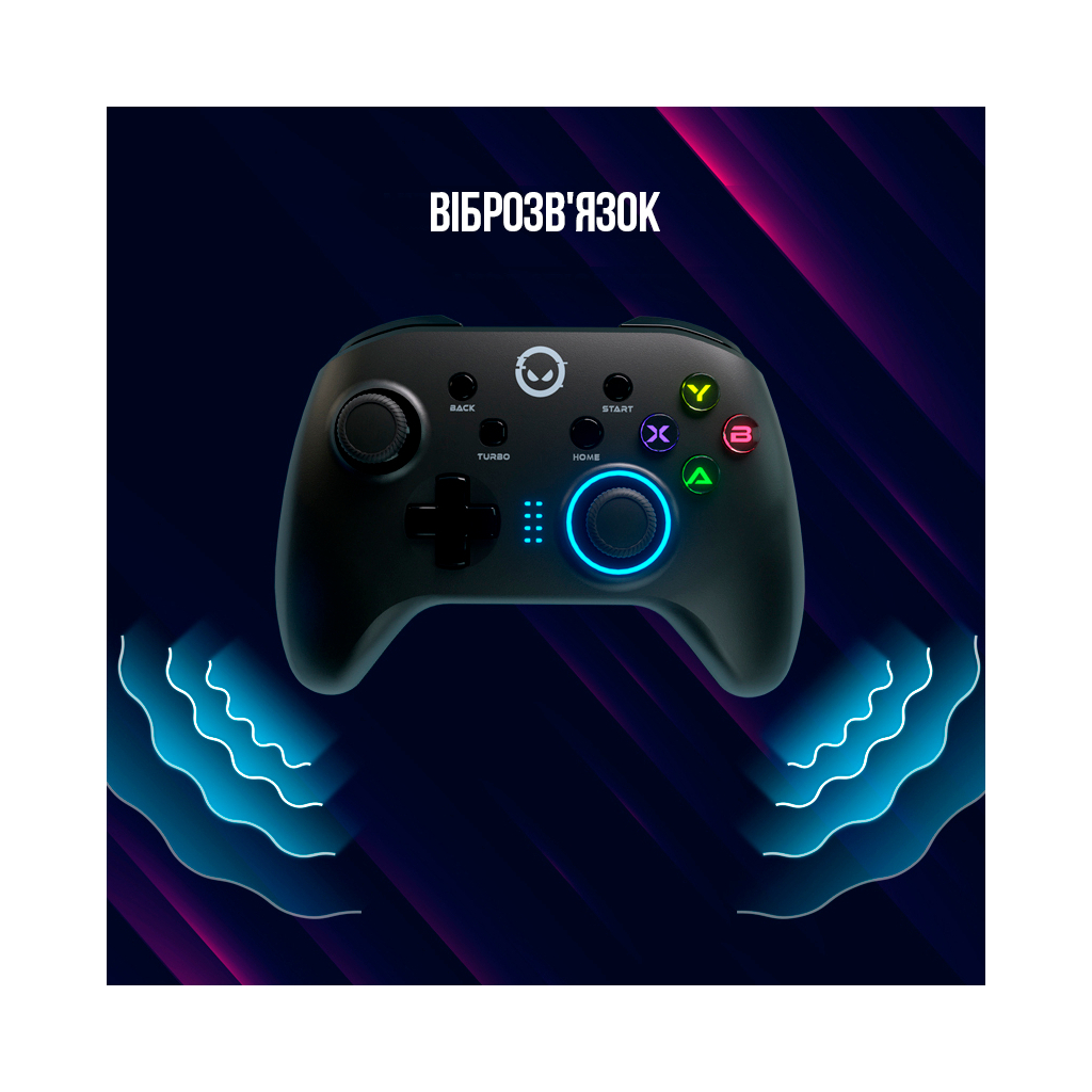 Геймпад Lorgar TRIX-510 PC iOS13 Android PS3 Bluetooth Black (LRG-GP510) - зображення 7