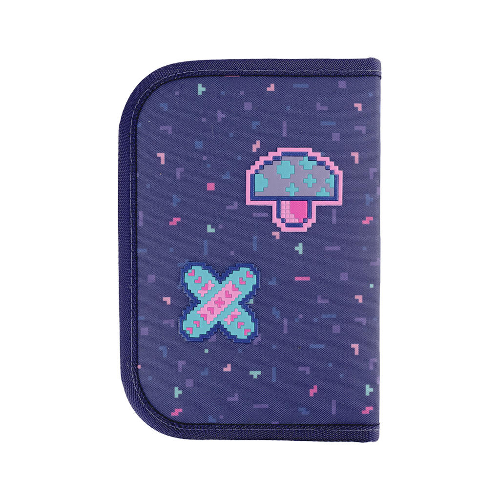 Пенал Kite Pixel Love K24-622-5, 1 відділення, 2 відвороти (K24-622-5) - изображение 3
