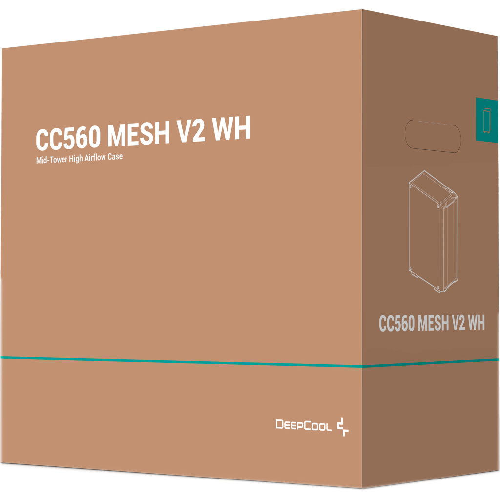 Корпус Deepcool CC560 MESH WH V2 - зображення 12