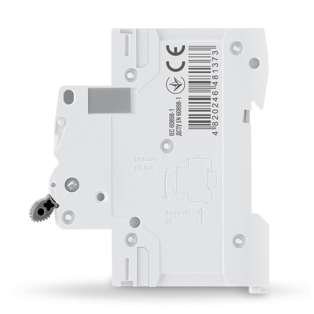 Автоматичний вимикач Videx RS6 RESIST 1п 10А 6кА С (VF-RS6-AV1C10) - изображение 3
