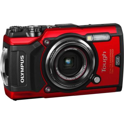 Цифровий фотоапарат Olympus TG-5 Red (Waterproof - 15m; GPS; 4K; Wi-Fi) (V104190RE000) - зображення 3