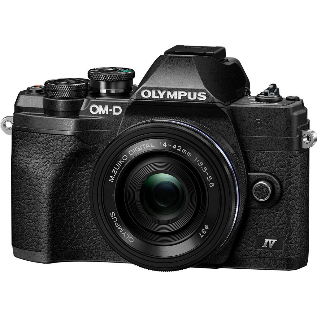 Цифровий фотоапарат Olympus E-M10 mark IV Pancake Zoom 14-42 mm Kit black (V207132BE000) - зображення 1
